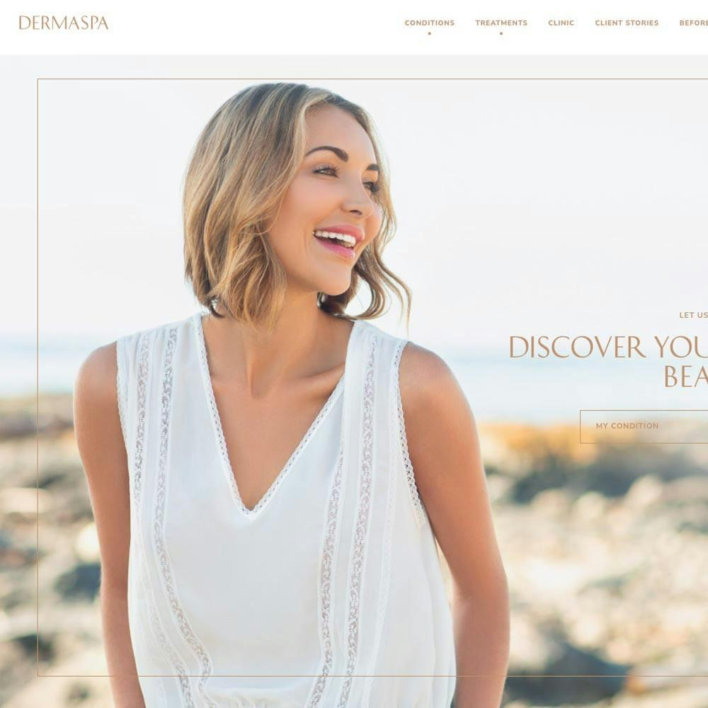 Preview of Dermaspa's website